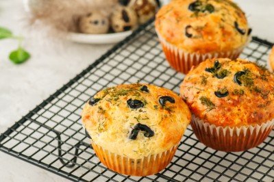 Muffin féta olives