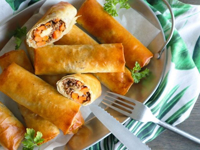 Rouleau indien au bœuf