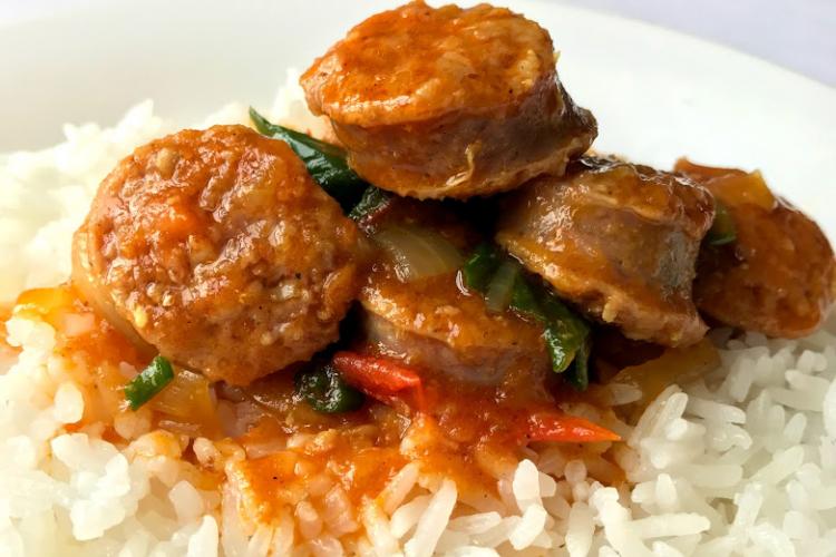 Salade De Crudites Rougail Saucisse Creole Avekapeti