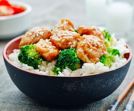 Poke bowl au poulet teriyaki